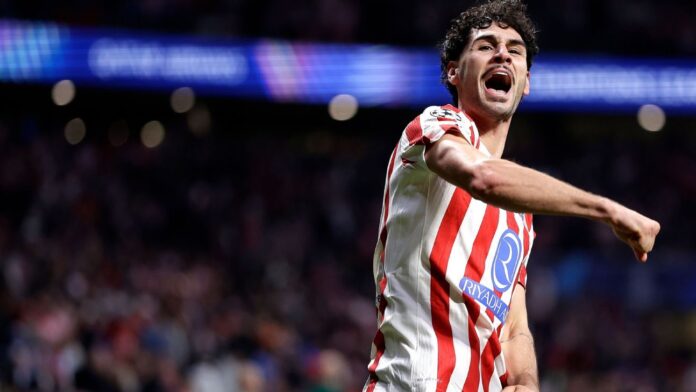 Ex-Inter faz gol importantíssimo, Atlético de Madrid atropela Brugge e vai às oitavas da Champions