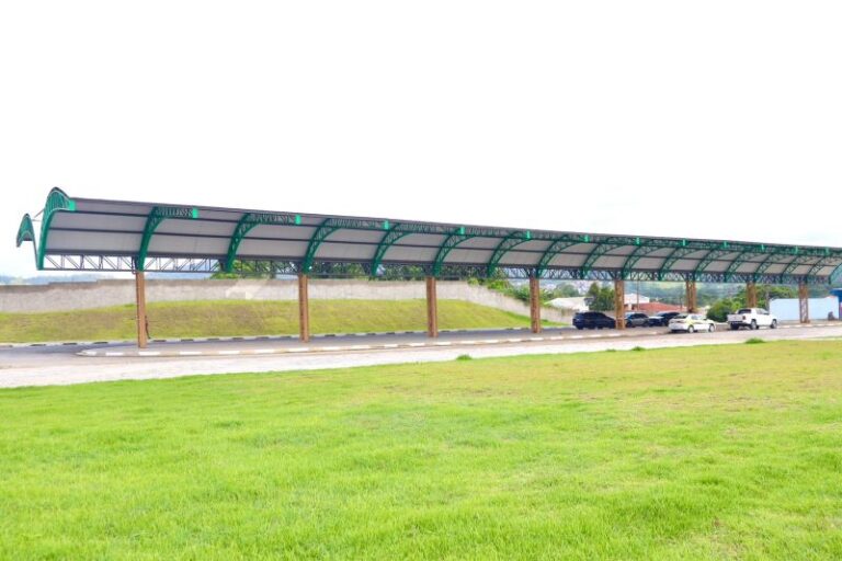 Obras do Terminal de Ônibus de Palmeiras, em Suzano (SP), avançam e entram em reta final