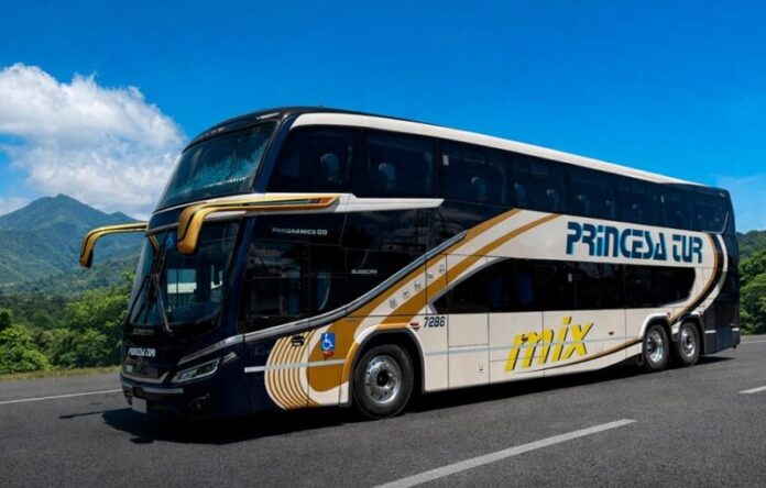 Princesa Turismo, da Argentina, adquire dois ônibus Busscar Panorâmico DD NB1