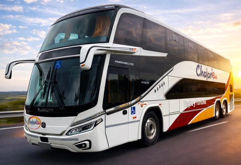 Turismo ChajaríBus, da Argentina, incorpora ônibus Busscar Panorâmico DD NB1 à frota