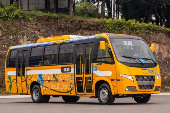 Volare Fly 10 GV, movido a GNV e biometano, é aprovado no transporte urbano de Juiz de Fora (MG)