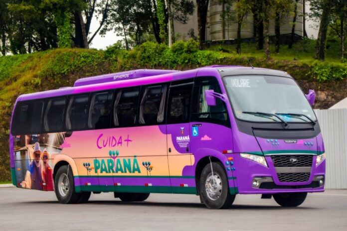 Volare entrega 50 unidades do micro-ônibus Fly 12 para operação do programa Cuida+ Paraná