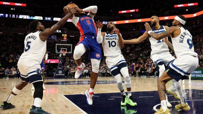 A briga generalizada com sete expulsos que marca rivalidade entre Pistons e Wolves e o que assistir no Disney+