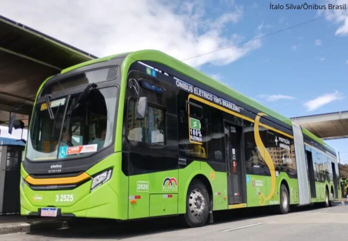 Como adiantou o Diário do Transporte, prefeitura de São Paulo confirma apresentação de 110 ônibus elétricos nesta quarta (11)