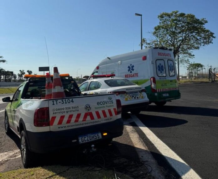 Ecovias Noroeste Paulista promove ação de segurança viária na Rodovia Washington Luís (SP-310), em Araraquara (SP), na quinta-feira (19)