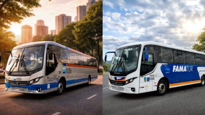 Expresso União e FAMATUR recebem novos ônibus fabricados pela BUSSCAR para reforçar operação de transporte de passageiros