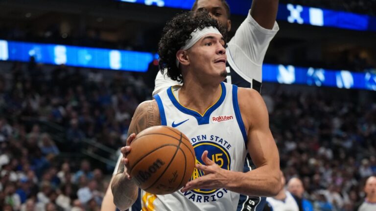 Gui Santos lidera reação, e Warriors batem os Mavs fora de casa, mas perdem Moody por lesão