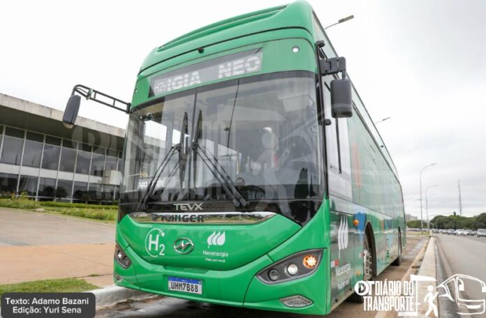 Linha turística com ônibus a hidrogênio, em Brasília, será de graça e Taguatinga vai produzir o combustível para coletivos e unidades industriais