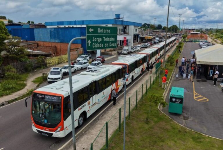 Manaus (AM) recebe 10 novos ônibus Marcopolo/Mercedes-Benz para renovação da frota do transporte coletivo