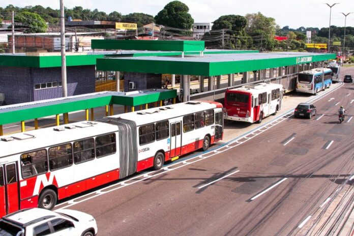 Manaus aumenta frota de ônibus em nove linhas do transporte coletivo, beneficiando mais de 3 mil passageiros