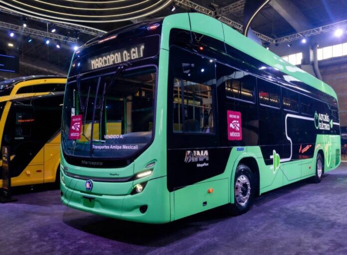 Marcopolo supera 100 ônibus vendidos durante a Expo Foro Movilidad 2026