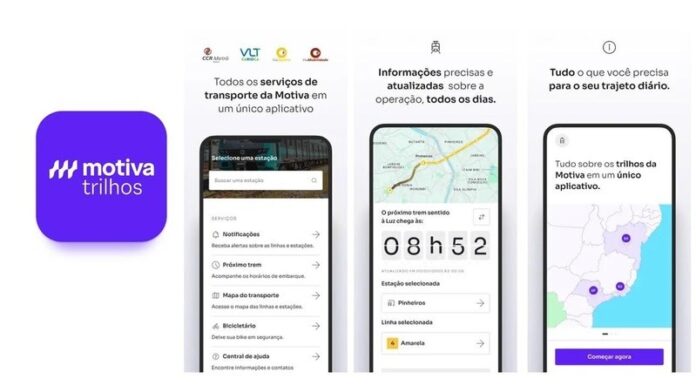 Motiva renova aplicativo e lança App Motiva Trilhos, buscando facilitar acesso de informações sobre o transporte ferroviário