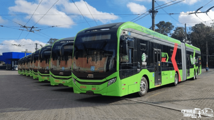 NEXT Mobilidade revela mais imagens dos novos ônibus superarticulados elétricos do BRT-ABC