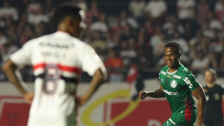 Palmeiras vence São Paulo com golaço de Arias, ganha 3º Choque-Rei seguido no ano e dispara no Brasileirão