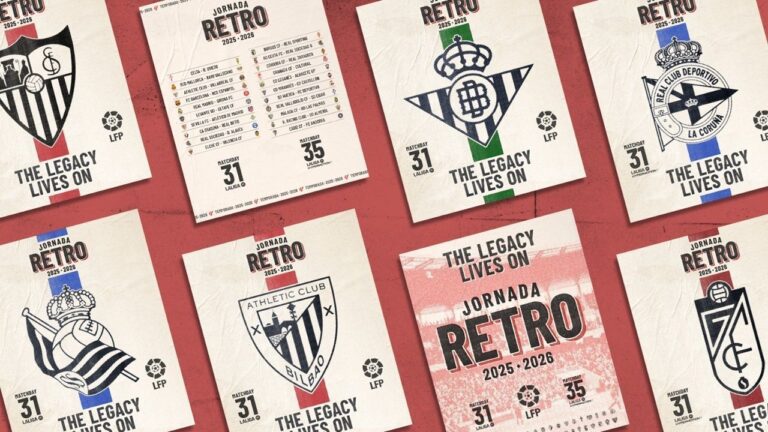 Por que LALIGA ‘voltará no tempo’ e terá rodadas com 38 times com uniformes retrô