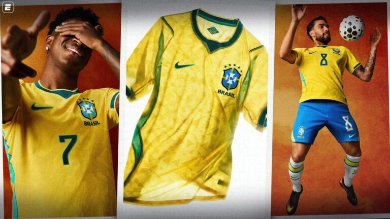 Seleção brasileira apresenta nova camisa 1 amarela para a Copa do Mundo; veja imagens