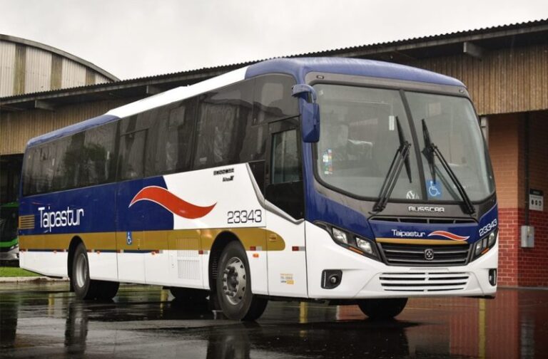 Taipastur amplia frota com oito novos ônibus Busscar EL Buss FT