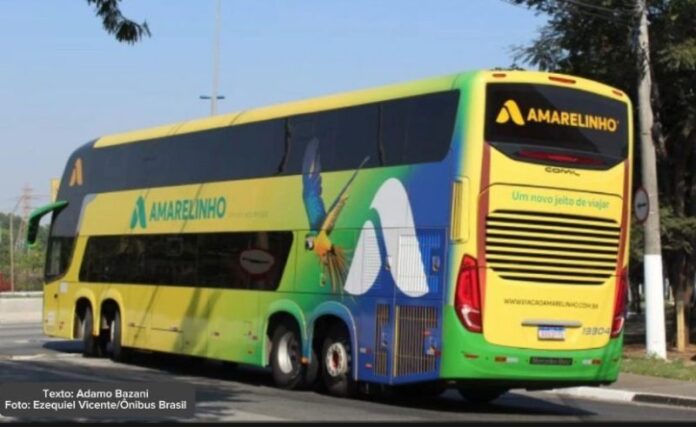 Viação Amarelinho consegue na Justiça isenção de R$ 645 mil em taxas (GRU) sobre 4.301 mercados de ônibus pedidos em janela extraordinária da ANTT
