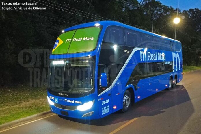 Volvo detalha configurações dos 40 ônibus de dois andares comprados pela Real Maia. Pacote de segurança é destaque em novas linhas