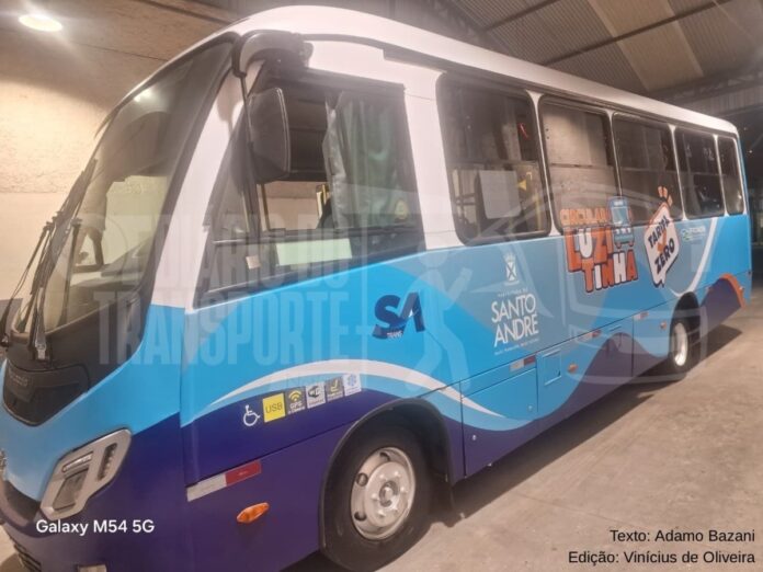 Primeira linha de ônibus Tarifa-Zero de Santo André (SP) é apresentada nesta terça-feira (28), como adiantou o Diário do Transporte – Circular Luzitinha