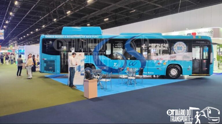Congresso de Municípios em São Paulo tem apresentação de ônibus movido a biometano da Sambaíba