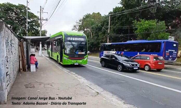 Estrada de Itapecerica, na zona Sul de São Paulo, terá faixa reversível para ônibus a partir de segunda (13)