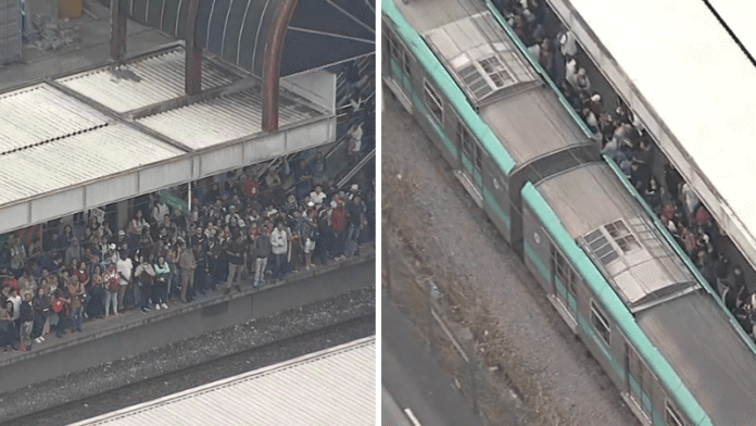 Linha 9-Esmeralda tem problemas e PAESE é acionado nesta sexta-feira (24)
