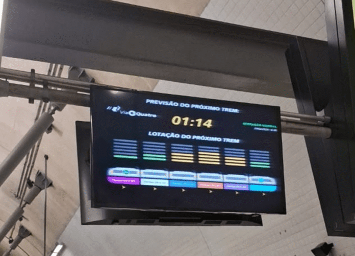 tecnologia da Linha 4-Amarela mede peso em tempo real e melhora conforto e segurança