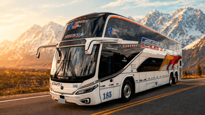 Busscar estreia Panorâmico DD NB1 no Uruguai com entrega de ônibus para a EGA