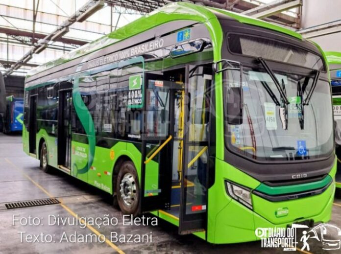 Eletra entrega, nesta segunda (25), o milésimo ônibus da marca para o sistema da capital paulista