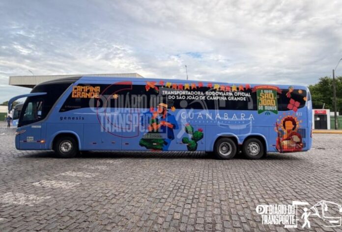 Ônibus da Guanabara especial do São João de Campina Grande começa a circular nesta semana